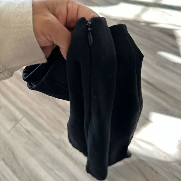 Ellen Tracy wide leg zip up stretch slacks  black - Picture 10 of 10